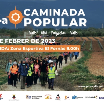 Caminada solidària de Valls per Afasit 